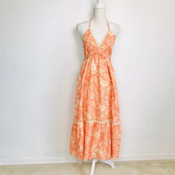 Anthropology Odille  Halter Summer Dress - Picture 2 of 9